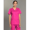 image:imageCherokee WW Revolution Medical Womens Scrub Top VNeck 3Pocket ScrubsElectric Pink