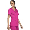image:imageCherokee WW Revolution Medical Womens Scrub Top VNeck 3Pocket ScrubsElectric Pink