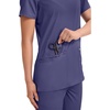 image:imageCherokee WW Revolution Medical Womens Scrub Top VNeck 3Pocket ScrubsGrape