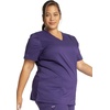image:imageCherokee WW Revolution Medical Womens Scrub Top VNeck 3Pocket ScrubsGrape