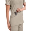image:imageCherokee WW Revolution Medical Womens Scrub Top VNeck 3Pocket ScrubsKhaki