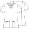image:imageCherokee WW Revolution Medical Womens Scrub Top VNeck 3Pocket ScrubsKhaki