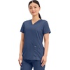 image:imageCherokee WW Revolution Medical Womens Scrub Top VNeck 3Pocket ScrubsNavy