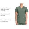 image:imageCherokee WW Revolution Medical Womens Scrub Top VNeck 3Pocket ScrubsOlive