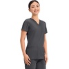 image:imageCherokee WW Revolution Medical Womens Scrub Top VNeck 3Pocket ScrubsPewter