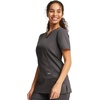image:imageCherokee WW Revolution Medical Womens Scrub Top VNeck 3Pocket ScrubsPewter