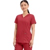 image:imageCherokee WW Revolution Medical Womens Scrub Top VNeck 3Pocket ScrubsRed