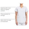 image:imageCherokee WW Revolution Medical Womens Scrub Top VNeck 3Pocket ScrubsWhite