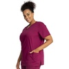 image:imageCherokee WW Revolution Medical Womens Scrub Top VNeck 3Pocket ScrubsWine