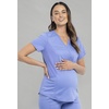 image:imageCherokee WW Revolution Mock Wrap Maternity Scrub Top 2Way StretchCiel