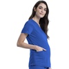 image:imageCherokee WW Revolution Mock Wrap Maternity Scrub Top 2Way StretchRoyal