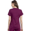 image:imageCherokee WW Revolution Mock Wrap Maternity Scrub Top 2Way StretchWine