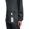 image:imageCherokee WW Revolution Scrub Jackets for Woman Snap Front Nurse JacketBlack