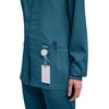 image:imageCherokee WW Revolution Scrub Jackets for Woman Snap Front Nurse JacketCaribbean Blue