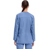 image:imageCherokee WW Revolution Scrub Jackets for Woman Snap Front Nurse JacketCiel