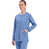 image:imageCherokee WW Revolution Scrub Jackets for Woman Snap Front Nurse JacketCiel