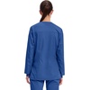 image:imageCherokee WW Revolution Scrub Jackets for Woman Snap Front Nurse JacketGalaxy Blue