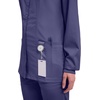 image:imageCherokee WW Revolution Scrub Jackets for Woman Snap Front Nurse JacketGrape