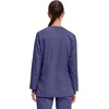 image:imageCherokee WW Revolution Scrub Jackets for Woman Snap Front Nurse JacketGrape