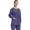 image:imageCherokee WW Revolution Scrub Jackets for Woman Snap Front Nurse JacketGrape