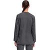 image:imageCherokee WW Revolution Scrub Jackets for Woman Snap Front Nurse JacketPewter