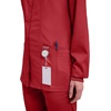 image:imageCherokee WW Revolution Scrub Jackets for Woman Snap Front Nurse JacketRed