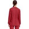 image:imageCherokee WW Revolution Scrub Jackets for Woman Snap Front Nurse JacketRed