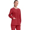 image:imageCherokee WW Revolution Scrub Jackets for Woman Snap Front Nurse JacketRed