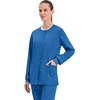 image:imageCherokee WW Revolution Scrub Jackets for Woman Snap Front Nurse JacketRoyal