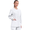 image:imageCherokee WW Revolution Scrub Jackets for Woman Snap Front Nurse JacketWhite