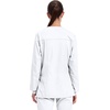 image:imageCherokee WW Revolution Scrub Jackets for Woman Snap Front Nurse JacketWhite