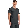 image:imageCherokee WW Revolution VNeck Scrub Top for Men with 3 PocketsBlack