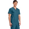 image:imageCherokee WW Revolution VNeck Scrub Top for Men with 3 PocketsCaribbean Blue