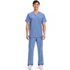 image:imageCherokee WW Revolution VNeck Scrub Top for Men with 3 PocketsCiel