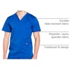 image:imageCherokee WW Revolution VNeck Scrub Top for Men with 3 PocketsGalaxy Blue