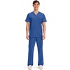 image:imageCherokee WW Revolution VNeck Scrub Top for Men with 3 PocketsGalaxy Blue
