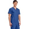 image:imageCherokee WW Revolution VNeck Scrub Top for Men with 3 PocketsGalaxy Blue