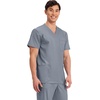 image:imageCherokee WW Revolution VNeck Scrub Top for Men with 3 PocketsGrey