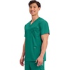image:imageCherokee WW Revolution VNeck Scrub Top for Men with 3 PocketsHunter Green