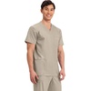 image:imageCherokee WW Revolution VNeck Scrub Top for Men with 3 PocketsKhaki
