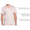 image:imageCherokee WW Revolution VNeck Scrub Top for Men with 3 PocketsKhaki