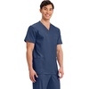image:imageCherokee WW Revolution VNeck Scrub Top for Men with 3 PocketsNavy
