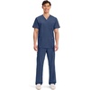 image:imageCherokee WW Revolution VNeck Scrub Top for Men with 3 PocketsNavy
