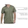 image:imageCherokee WW Revolution VNeck Scrub Top for Men with 3 PocketsOlive