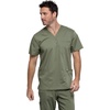 image:imageCherokee WW Revolution VNeck Scrub Top for Men with 3 PocketsOlive