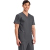 image:imageCherokee WW Revolution VNeck Scrub Top for Men with 3 PocketsPewter