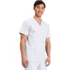 image:imageCherokee WW Revolution VNeck Scrub Top for Men with 3 PocketsWhite