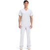 image:imageCherokee WW Revolution VNeck Scrub Top for Men with 3 PocketsWhite