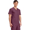 image:imageCherokee WW Revolution VNeck Scrub Top for Men with 3 PocketsWine