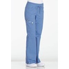 image:imageCherokee Women Scrubs Pants Low Rise Flare Leg Bottoms Adjustable Drawstring with 6 Pockets  24001Ciel
